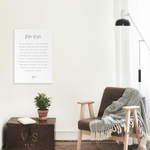 Pater Noster Latin Prayer Canvas | The Lord’s Prayer Christian Wall Art