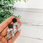 Dangle Acrylic Earrings with Boho Arch