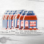 Funny Bookstore Sticker | Poor Financial Choices Book Lover Decal