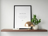 Bless Us O Lord Prayer Wall Art – Framed Christian Kitchen Dining Decor