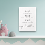 Personalized Adoption Canvas Gift  –  Personalized Adoption Canvas –  Adoption Quote Wall Art – Family Keepsake