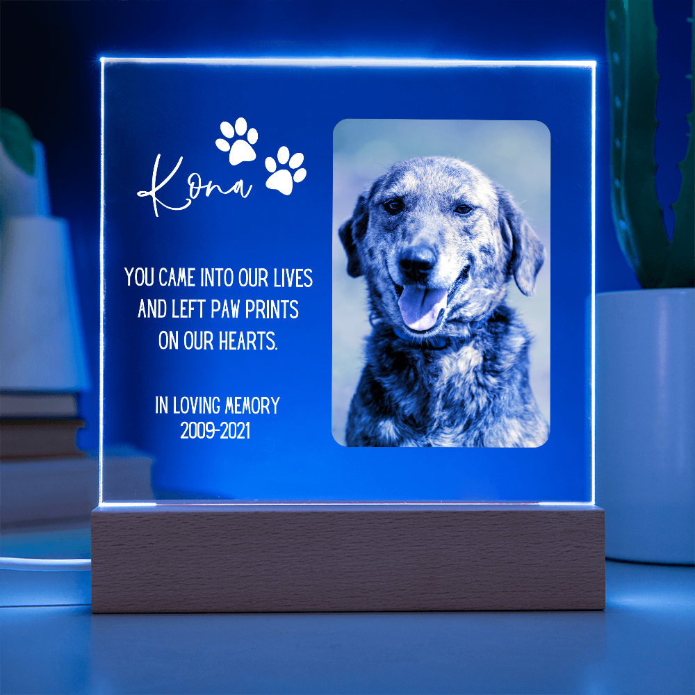 Pet Memorial Gift | Dog Memorial, Pet Loss Gift, Pet Photo Frame, Forever Missed, We Miss You Pet Gift, Cat Memorial Plaque, Dog Photo Frame