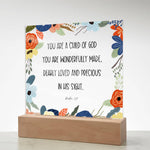 Psalm 139 plaque