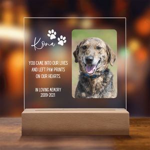 Pet Memorial Gift | Dog Memorial, Pet Loss Gift, Pet Photo Frame, Forever Missed, We Miss You Pet Gift, Cat Memorial Plaque, Dog Photo Frame