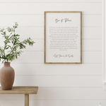 Be at Peace Prayer Print - St Francis de Sales Quote - Catholic Wall Art - Christian Poster Print - Inspirational Scripture Decor