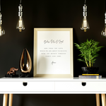 Bless Us O Lord Prayer Print – Catholic Kitchen Wall Art, Christian Home Decor, Grace Before Meals Poster