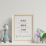Adoption Gifts | Adoption Sign | Personalized Forever Family Poster