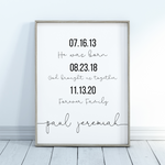 Adoption Gifts | Adoption Sign | Personalized Forever Family Poster