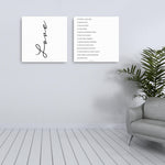 Love Is Patient Love is Kind Canvas | Master Bedroom Wall Art | 1 Corinthians 13 | Bible Verse Canvas | Wedding gift | Above Bed Canvas