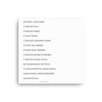 Love Is Patient Love is Kind Canvas | Master Bedroom Wall Art | 1 Corinthians 13 | Bible Verse Canvas | Wedding gift | Above Bed Canvas