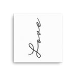 Love Is Patient Love is Kind Canvas | Master Bedroom Wall Art | 1 Corinthians 13 | Bible Verse Canvas | Wedding gift | Above Bed Canvas