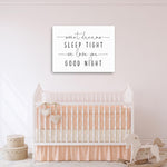 Sweet Dreams Sleep Tight Canvas | Nursery Room Sign | Nursery Decor | Nursery Wall Decor | Nursery Sign | Sign Above Crib | Canvas Art