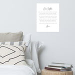 Lord's Prayer Poster | Dining Room Scripture Poster | Scripture Wall Art | Farmhouse Decor | Bible Verse Printed Art 16x20, 18x24, 24x36