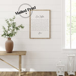 Lord's Prayer Poster | Dining Room Scripture Poster | Scripture Wall Art | Farmhouse Decor | Bible Verse Printed Art 16x20, 18x24, 24x36
