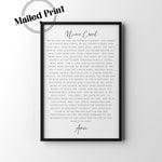 The Nicene Creed Poster | Dining Room Scripture Sign | Scripture Wall Art | Farmhouse Decor | Bible Verse Sign