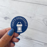 That's Debateable Sticker | Debate Club Stickers | Policy Debate Box Sticker | Speech and Debate | Forensics | Debate Coach Gift