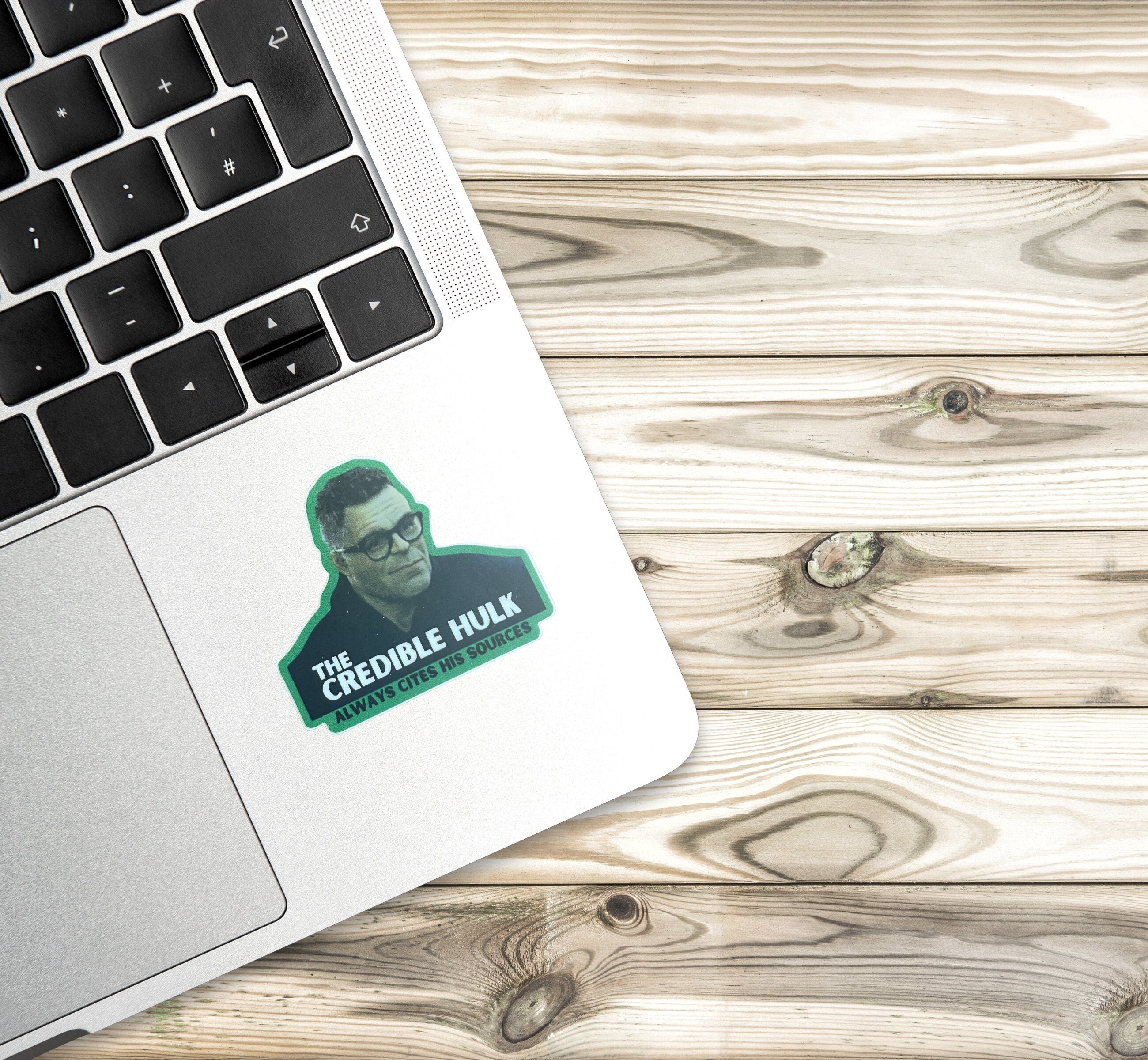 Credible Hulk Always Site His Sources | Debate Club Stickers | Speech and Debate | Forensics | Debate Coach Gift | English Teacher Gift