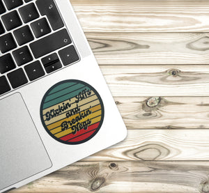 Team Policy Lincoln Douglas Debate Sticker | Kickin' Affs and Breakin' Negs Vinyl Sticker | Speech and Debate Club Sticker | Forensics
