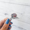 Flower and Book Vinyl Sticker | Book Sticker | Flowers and Books Stack Sticker | Laptop Sticker | Waterproof Flower Sticker