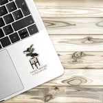 Fiddle Leaf Fig Vinyl Sticker | FAFO Sticker | Plant Sticker | Plant Lover Sticker | Laptop Sticker | Waterproof Sticker | Fiddle Around