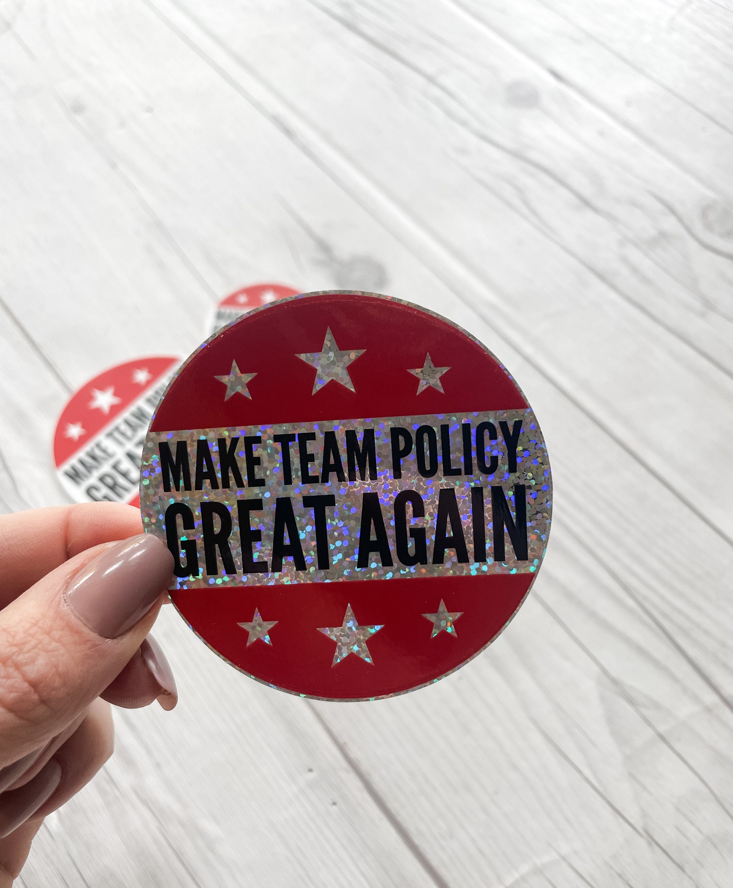 Team Policy Debate Sticker | Debate Club Stickers | Policy Debate Box Sticker | Speech and Debate | Forensics | Debate Coach Gift