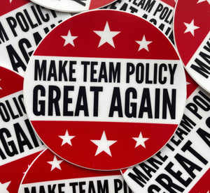 Team Policy Debate Sticker | Debate Club Stickers | Policy Debate Box Sticker | Speech and Debate | Forensics | Debate Coach Gift
