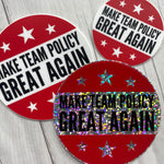 Team Policy Debate Sticker | Debate Club Stickers | Policy Debate Box Sticker | Speech and Debate | Forensics | Debate Coach Gift