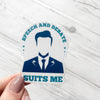Speech and Debate Suits Me Sticker | Debate Club Stickers | Policy Debate Box Sticker | Speech and Debate | Forensics | Debate Coach Gift