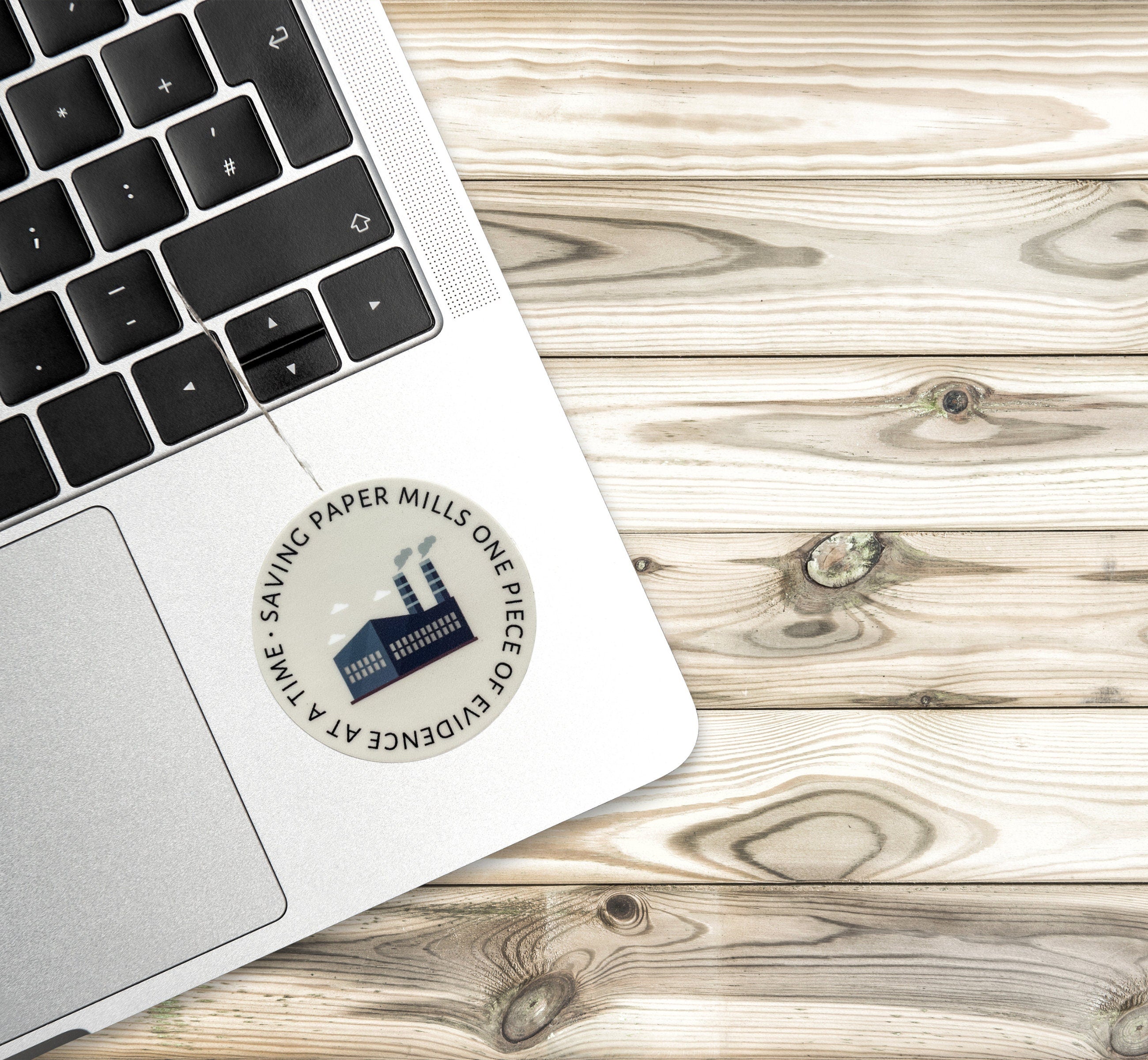Funny Debate Sticker | Saving Paper Mills One Piece of Evidence at a Time Vinyl Sticker | Speech and Debate Club Sticker | Forensics