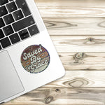 Saved By Grace Retro Glitter Sticker | Ephesians 2:8-9 | Water bottle, Laptop Stickers | Vinyl Waterproof Sticker