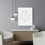 The Lord's Prayer Canvas Wall Art – Our Father Scripture Print (Matthew 6:9–13)