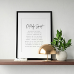 O Holy Spirit Prayer Print | Minimalist Catholic & Christian Wall Art Poster