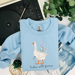 Love you like all-fire Goose sweatshirt – Book Inspired, Gildan 18000 Crewneck