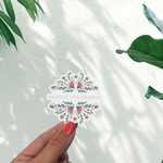 Barely Tolerable Jane Austen Floral Sticker