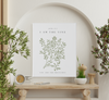 John 15:5 Scripture Canvas – Modern Christian Wall Art – I Am the Vine Bible Verse Print