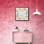 You Belong Among the Wildflowers Print, Floral Wall Art, Botanical Poster