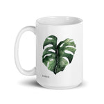 ABIDE Mug with Monstera Leaf - Word of the Year Mug